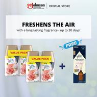 Glade Automatic Spray Refill (252ml x 4) Free Glade Lavender Reed Diffuser