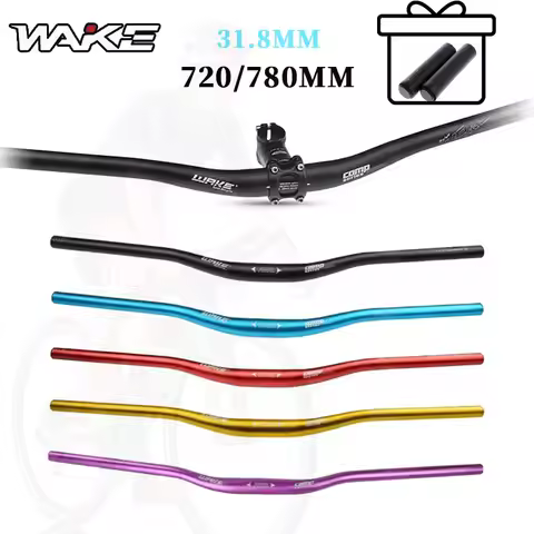 WAKE Mtb Handlebar 720mm 780mm Bicycle Handle Bar Aluminum Alloy Ultralight Handlebar for MTB Cyclin