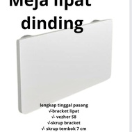 [SIAP KIRIM] meja lipat dinding lapis hpl/meja dinding lipat/meja