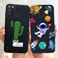 สำหรับ Itel Vision 1 Pro Itel กรณีโทรศัพท์ S16นักบินอวกาศพิมพ์ซิลิโคนอ่อนนุ่มปกคลุมสำหรับ Itel Visio