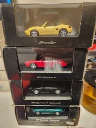 Porsche original 1/43 Porache Boxster 911 Carrera 模型車