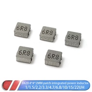 100PCS 0420 4*4*2MM patch integrated power inductor 1UH/1.5UH/2.2UH/3.3UH/4.7UH/6.8UH/10UH/15UH/22UH