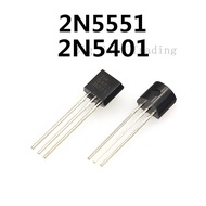 200PCS 2N5551 2N5401 5551 5401 TO-92 (100PCS*2N5401+100PCS*2N5551 ) Bipolar Transistors - BJT PNP Ge