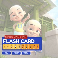 GLOSSY PHOTOCARD UPIN IPIN ROUNDED 25 PCS CARDS ANIME UNOFFICIAL IHSAN FIZI MAIL SUSANTI JARJIT IJAT