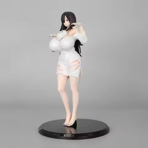 19cm Giant Milk Ghost Mother Handmade Ghost Picture Guide Miss Youzi Handmade Model Desktop Accessor