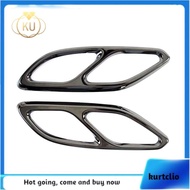 For   CLA Class C118 W118 2020-2023 Car Tail Muffler Exhaust Pipe Cover Trim Exterior Replacement Ac
