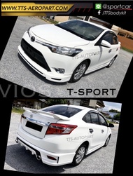 ชุดแต่งรอบคัน Toyota Vios 2013-2016 T-Sport วีออสแต่งสวย สเกิร์ตรอบคัน โตโยต้า วีออส สเกิร์...