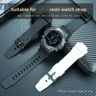 18mm Resin Rubber Watch Strap for Men & Women, for AE-1500WH, DW-291, W-737, WS-1500