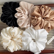 Puffed Pearl Silk Scrunchies in Many Sizes To 18Cm Real Photos