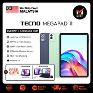 Tecno Megapad 11 Tablet | Mediatek Helio G99 | 11" IPS LCD Display | 8000 mAh Battery Capacity