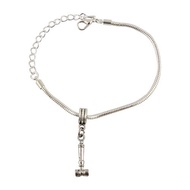 Lawyer Bracelet | Stainless Steel Snake Chain Charm Bracelet Hypoallergenic Judge Gavel Judge Mallet