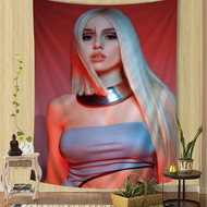 Singer Ava Max Hippie Wall Hanging Tapestries Art Science Fiction Room Home Decor Kawaii Room Decor