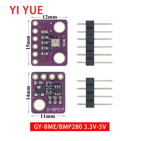 GY-BME/BMP280 3.3V-5V Temperature And Humidity/atmospheric Pressure Sensor Module Electronics
