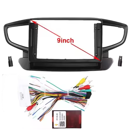 For Hyundai IONIQ 9INCH Car Radio Stereo Frame with Wiring Harness and Navigation Cables