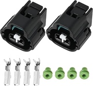 ECSiNG Solenoid Connector Plug 90980-11162 Compatible with Toyota 1UZ-FE 2UZ-FE 3UZ-FE Engines