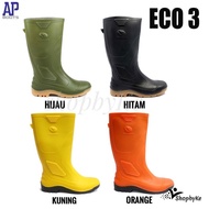 Sepatu Boots Karet merk AP Boots Tipe Terra ECO 3 SERIES Warna Hijau,