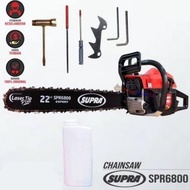 Supra Chainsaw 22" 2 Tak SPR6800 Gergaji Mesin Supra Bar Laser Senso