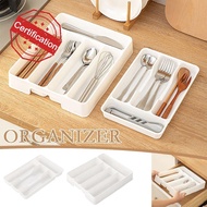 New Divider Organizer Daily Drawer Divider Tray Rectangle Kitchen Spoon Home Fork Separation H8R8