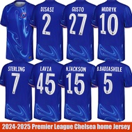 XY 2024-2025 Premier League Chelsea Disasi Gusto Mudryk Sterling Lavia Jackson Badiashile home Jerse