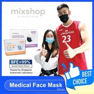 mixshop 3 PLY Surgical Mask,  Face Mask,  BFE>99% Mask,  SG STOCK