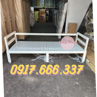 Giường sắt gấp gọn hộp vuông 4x8 dày dặn giường sắt đa năng tiết kiệm không gian giao nhanh HCM