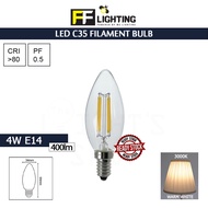 FFL LED FILAMENT BULB C35 4W E14 WARM WHITE FF LIGHTING E14 BULB EDISON BULB VINTAGE LIGHT