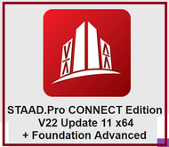 STAAD.Pro CONNECT Edition V22 Update 11 (22.11.00.156) x64 FULL VERSION  LIFETIME USE  NO EXPIRY  CO