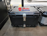 ปี๊บ อลูมิเนียม กล่องท้ายมอเตอร์ไซค์ 65 ลิตร / 80 ลิตร พร้อมถาดรองกล่อง พร้อมติดตั้ง 65/80