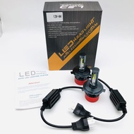 หลอดไฟหน้ารถยนต์ LED 6000K แสงสีขาว H4 H7 H11 9006 12V ราคา 1 ชุด 2 หลอด ไฟรถยนต์ H4-F6