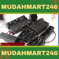 1 / 2 / 3 / 4 Slots 3.7V Battery Holder Casing with Wire battery box