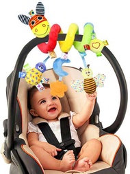 Cuna De Bebé Juguete De Sonaja Colgante Del Asiento De Coche Juguete De Carriola De Móviles Suave Espiral De Cuna Cunas De Cochecito Colgar Muñecas Para Niños Regalo Recién Nacidos(algunas Partes, Colores Y Estilos Se Envían Al Azar)