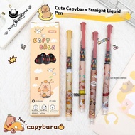 N2HAO 4Pcs Cute Capybara Ballpoint Pens - Quick-Dry Office/School Supplies A