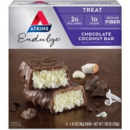 Atkins Endulge Treat Chocolate Coconut Bar, Rich Coconut & Decadent Chocolate (box of 5)