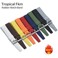 Premium-Grade Tropic Rubber Watch Strap 18mm 20mm 22mm 24mm For S-eiko SRP777J1 New Band Diving Wate