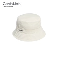 CALVIN KLEIN หมวก Cotton Twill Bucket รุ่น 40W3318 YAE - สี Off White