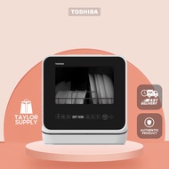 FREE Dishwashing Powder. Toshiba Mini 5L Portable Dishwasher | DWS-22ASG (K) | 東芝 洗碗機