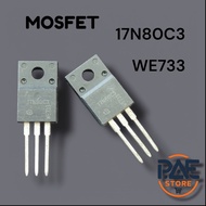 MOSFET 17N80C3 TO-220F High Quality For Use In Electrical Circuits And TV Antenna 17A 800V Maximum R