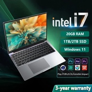 2024 New styles Gaming Laptop Windows 11 20GB RAM 2TB SSD Intel CORE i7 Laptop 14.1" 1920*1080 Office Study Computer
