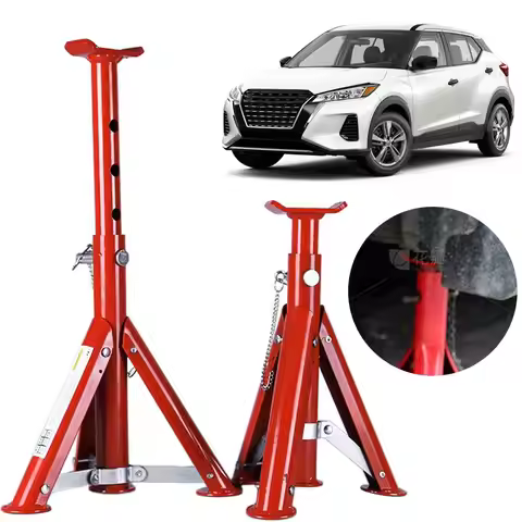 2/3 Ton Capacity Jack Stands Telescopic Design Security Bracket Foldable Jack Stands Adjustable Leve