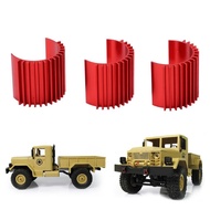 602local-PH Domary Aluminum 370 Brushless Brushed Motor Heat Sink Cooling Fins for WPL C14 RC Car Up