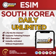eSIM SOUTH KOREA Daily Unlimited | eSIM Activated Instantly
