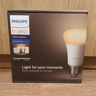 門市全新現貨‼️ Philips Hue White Ambiance 8.5W A60 E27 Smart LED Bulbs set (Bluetooth) 飛利浦 Hue 黃白光藍芽 8.5W A60 E27 智能燈泡套裝