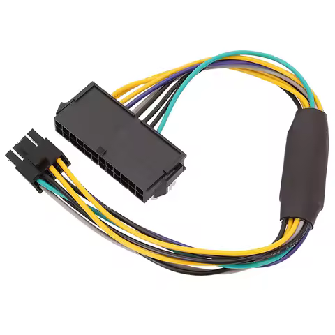 1PCS 30CM 24 Pin to 8 Pin ATX PSU Power Adapter Cable Compatible with DELL Optiplex 3020 7020 9020 P