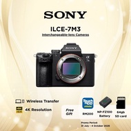 SONY ILCE-7M3 Alpha 7 III 35mm Full-Frame Image Sensor | ILCE-7M3K