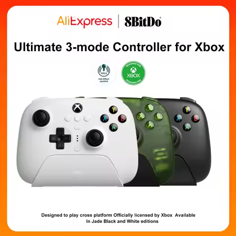 8BitDo Ultimate 3-mode Gaming Controller for Xbox Series X|S, Xbox One Windows, and Android With Hal