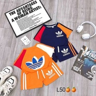 1-7y Outfits Baby Boy Girl Unisex Kids Children Smart Pretty Adidas Sets男女宝儿童帅气漂亮运动风走街套装