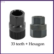 【BET】2PCS 33 teeth & Hexagon Generator Clutch  Wheel Pulley Removal Tool[my]