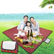 Thảm picnic gấp gọn Thảm dã ngoại Thảm du lịch cao cấp - Chống thấm nước họa tiết caro gấp gọn tiện