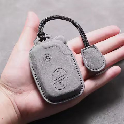 For BYD S6 F3 L3 M6 F0 G3 S7 E6 G3R New Leather Car Smart Key Cover Case Protector Shell Fob Keyless