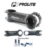 Prolite Road Bike Lightweight Alloy Stem with Titanium Screw